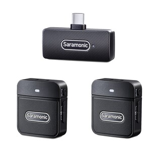 Blink 100 B6 (TX+TX+RX UC) 2 till 1, 2,4 GHz trådlöst mikrofonsystem för USB-C