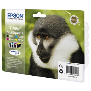 DURABrite Ultra Ink T089 Multipack BCMY T0895
