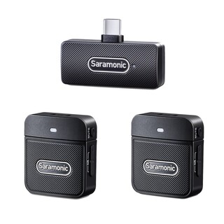 Blink 100 B6 (TX+TX+RX UC) 2 till 1, 2,4 GHz trådlöst mikrofonsystem för USB-C