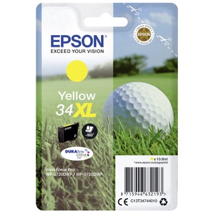 Yellow DURABrite Ultra Ink 34 XL T3474