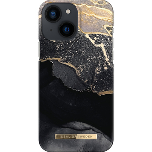 Ideal Of Sweden Fashion Case iPhone 13 Mini - Black Thunder Marble