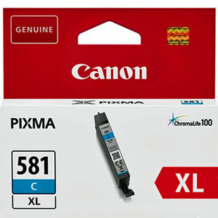 CLI-581C XL bläckbehållare cyan
