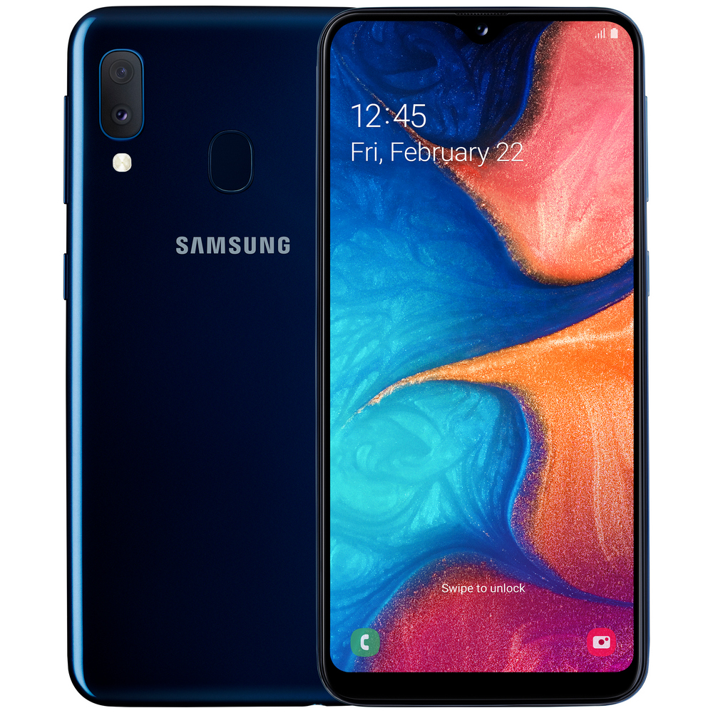 Galaxy A202 A20e - Blå