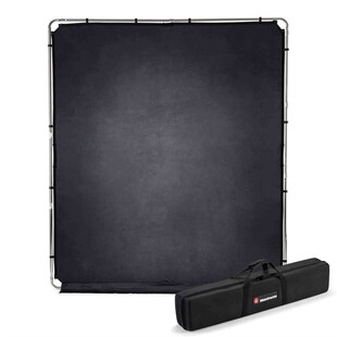 Ezyframe hopfällbar fotobakgrund 2x2.3m, pewter vintage