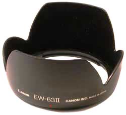 motljusskydd EW-63 II, passar EF 28/1,8 USM och EF 28-105/3,5-4,5