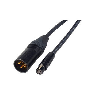 Mikrofonkabel mini-XLR hona till XLR-hane, 40 cm