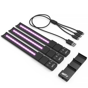 KYU-6 RGB Filmmakers Kit, Magnetisk LED wrap band