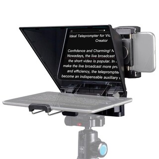 TP2A portabel teleprompter för DSLR och upp till 8" smartphone