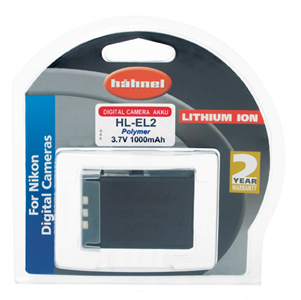 HL-EL2 motsvarande Nikon EN-EL2, 1000 mAh