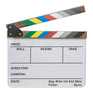 KCB-3024 filmklappa med färgad klapp - 30x24 cm