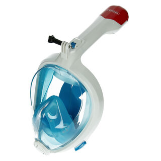 Vikbar Snorkel Mask Swift + Actionkamera fäste (Blå - S / M)