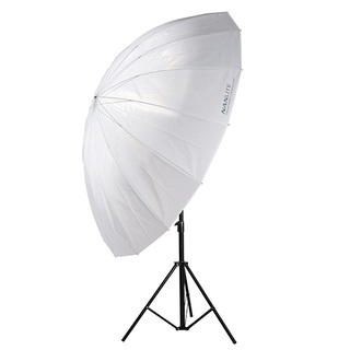 Paraply 180 cm, halvtransparent