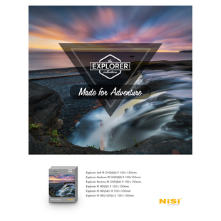 Square filter explorer 100x150mm medium irgnd8 3stop