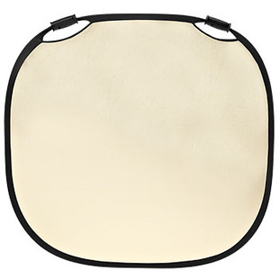 Reflexskärm sunsilver/vit, storlek large (120 cm)