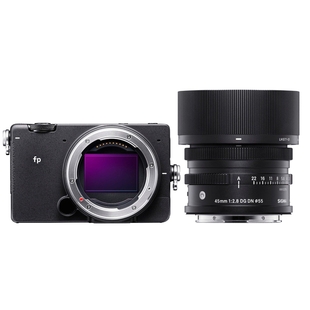fp, kompakt fullformatskamera + 45mm f/2,8 DG DN