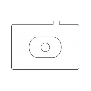 Fokuseringsskiva Ec-S helmatt för manuell fokusering  