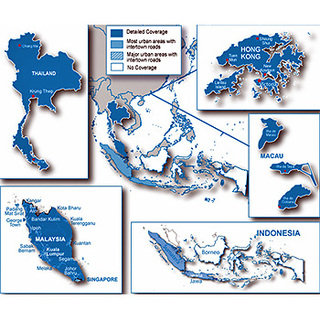 MapSource NT mSD/SD över Syd-/ Öst-Asien