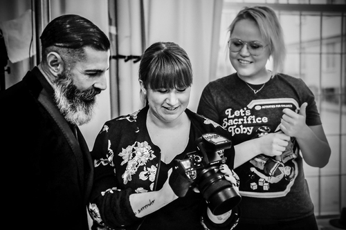 Jessica Wikström med medarbetare