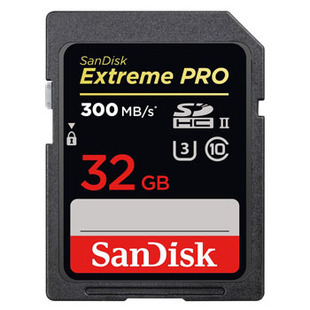 SDHC Extreme Pro 32GB UHS-II U3 300/260MB/s Class 10