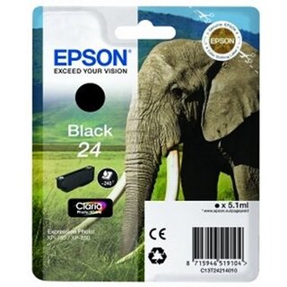 T2421 Enpack svart 24 Claria Photo HD-bläck  