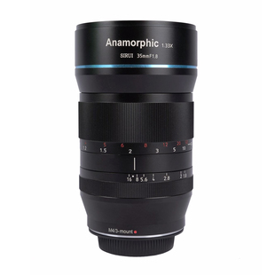 35mm f/1,8 Anamorphic 1,33X för Micro 4/3-fattning (MFT) 