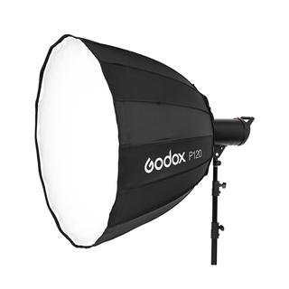 P120H, parabolisk softbox 120cm, Bowens-fattning 