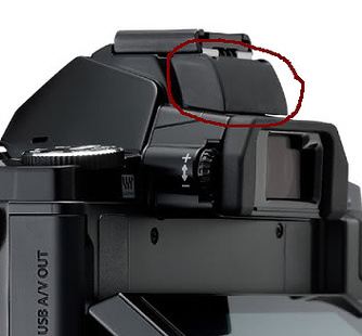 Skyddsplast till E-M5 kamerahus svart 