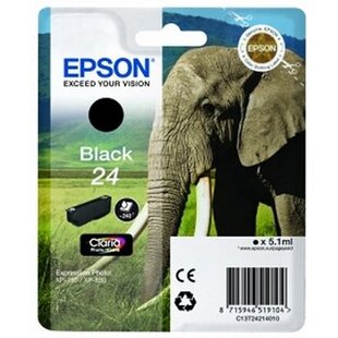 T2421 Enpack svart 24 Claria Photo HD-bläck  