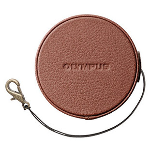 LC-60.5, objektivlock i läder för 14-42 EZ, brunt