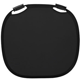 Reflexskärm svart/vit, storlek medium (80 cm)