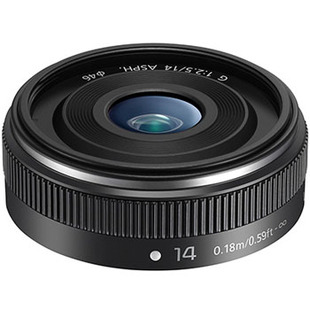 Lumix G 14mm f/2,5 Asph II svart (för Micro 4/3) 
