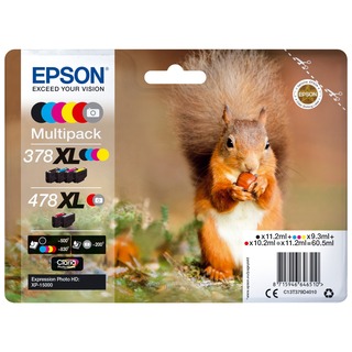 Multipack Claria Photo HD T378/478 XL (6 colors) T379D