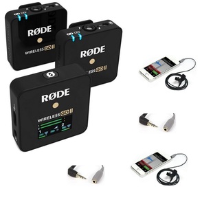 Wireless Go II, 2st Smart Lav +, 2st SC3 3,5mm adapter