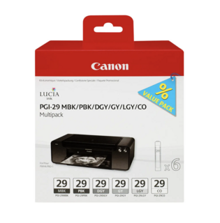 PGI-29 Multipack MBK/PBK/DGY/GY/LGY/CO