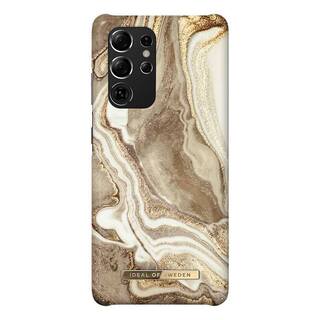 Fashion Case Samsung Galaxy S21 Ultra - Golden Sand Marble
