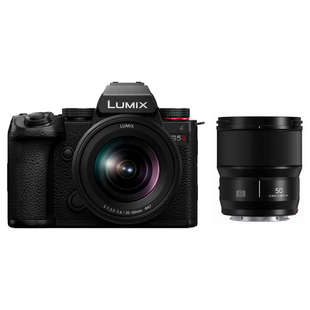 Lumix DC-S5 II kamerahus + Lumix S 20-60mm f/3,5-5,6 + Lumix S 50mm f/1,8