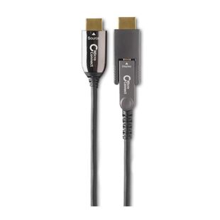 optical HDMI till Micro (D), adapter, 2.0 Premiumkabel, 30m  