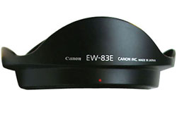 motljusskydd EW-83E till EF 17-40 och EF 16-35/2,8  samt EF-S 10-22