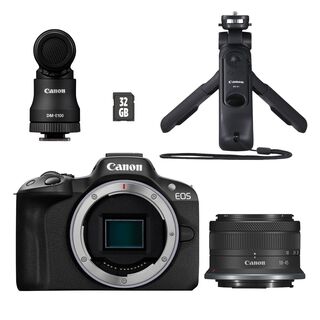 EOS R50 kamerahus + RF-S 18-45mm f/4,5-6,3 IS STM Creator Kit