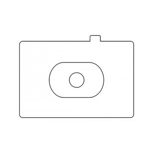 Fokuseringsskiva Ec-S helmatt för manuell fokusering  