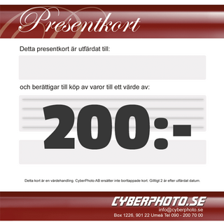 Presentkort 200kr