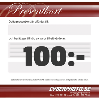 Presentkort 100kr